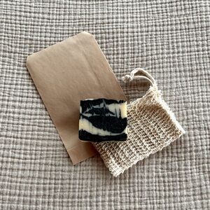 NWT Handmade Goat Milk Soap with Sisal Pouch